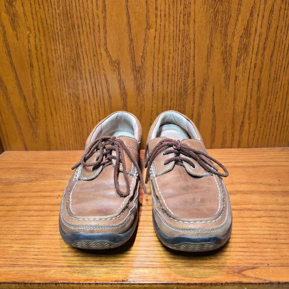 Timberland Boat Shoes Earthkeepers Cupsole 3 Eye Brown Leather Men's 8.5 72565